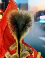 20 inch Porcupine Roach Hair with 9 inch hair with black deerhair