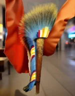 22 Inch Authentic Porcupine Roach Hair with 9 Inch Cut Work from Prairie and Heritage Shop